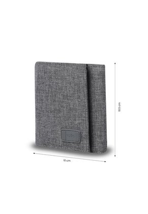 Billetera Hombre Riva Grande Con RFID Blocker Gris