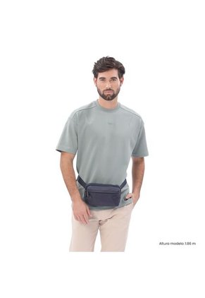 Riñonera Hombre Riva Mediana Color Azul