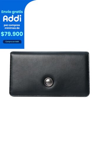 Billetera Style Nob Con RFID Blocker Negra Totto