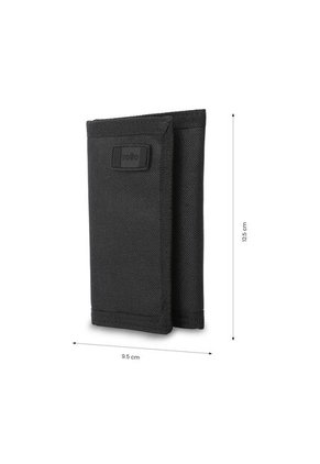 Billetera Hombre Riva Pequeña Con RFID Blocker Negra