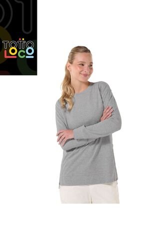 Buzo Para Mujer Biznaga Gris Totto