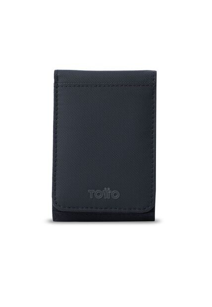 Billetera Hombre Wood 2 Grande Con RFID Blocker Azul