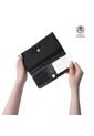 Billetera Para Mujer Adelaide 2 Con RFID Blocker Negra de Totto