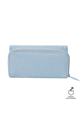 Billetera Texture Var Con RFID Blocker Azul