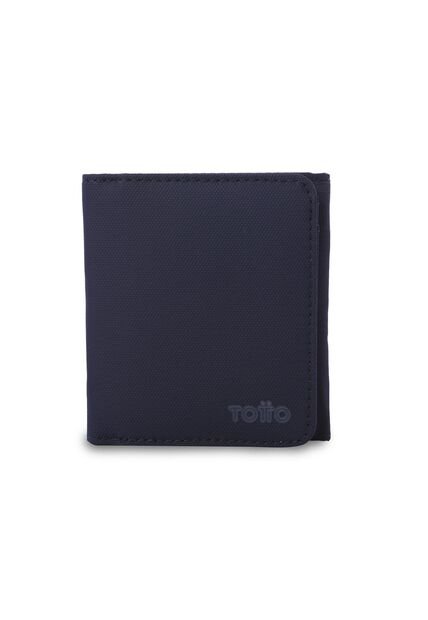 Billetera Hombre Wood 2 Grande Con RFID Blocker Azul