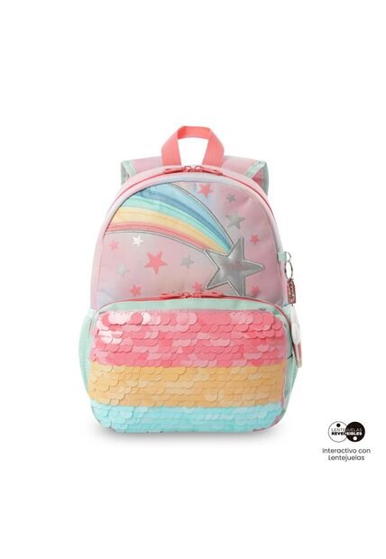 Morral Para Niña Rainbow Star Pequeño Rosado
