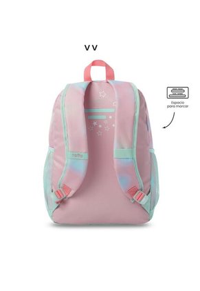 Morral Para Niña Rainbow Star Grande Rosado