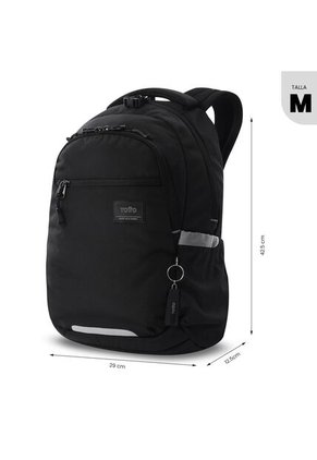 Morral Universitario Porta PC 14" Misisipi Negro Unisex
