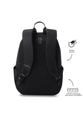 Morral Universitario Porta PC 14" Trik Negro Unisex