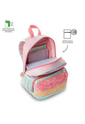 Morral Para Niña Rainbow Star Pequeño Rosado