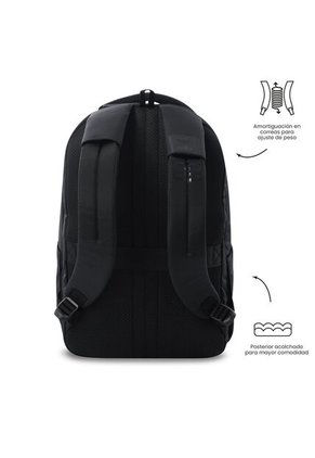 Morral Antimpacto Comfort Porta PC 16" Negro Mujer
