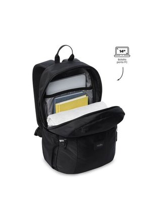 Morral Universitario Porta PC 14" Trik Negro Unisex