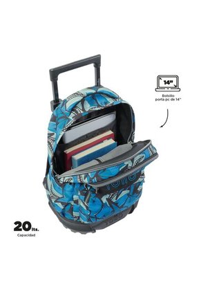Morral Rue Bomper Resma Ecofriendly Con Ruedas