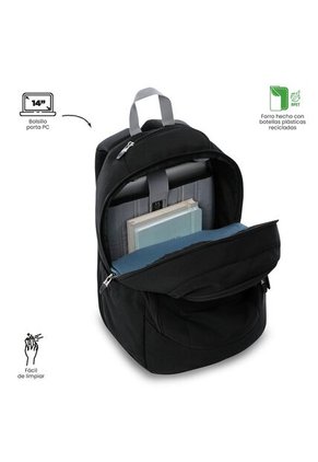 Morral Universitario Porta PC 14" Goctal 2.0 Negro Unisex