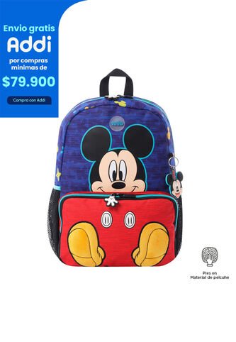 Morral Para Niño Mickey Mediano Azul Totto