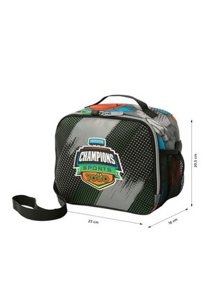 Lonchera Térmica Para Niño Multisport Grande Gris