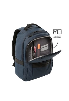 Morral Mochila Para Hombre Porta Pc Azul Wivetto Totto