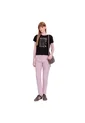Camiseta Estampada Para Mujer Prime Manga Corta Negra de Totto