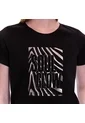 Camiseta Estampada Para Mujer Prime Manga Corta Negra de Totto