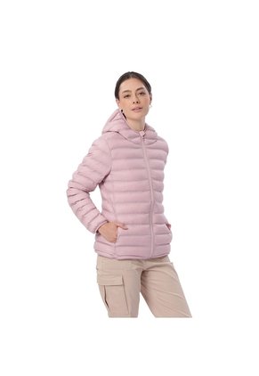 Chaqueta Acolchada Para Mujer Colorfull Pro Rosada