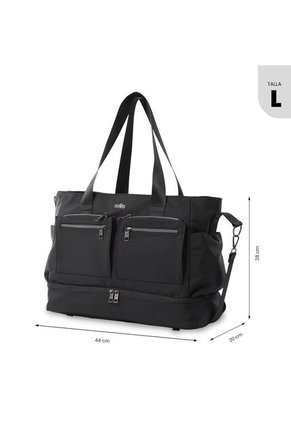 Bolso Para Mujer Maxi Tote Grande Porta PC 16" Negro
