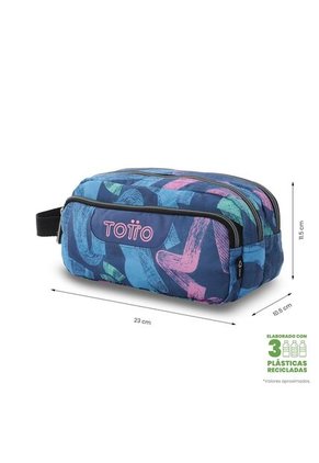 Cartuchera Multiuso Agapec Grande Azul Mujer