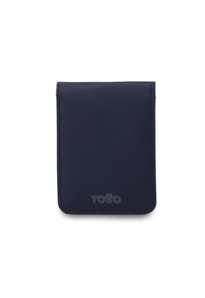 Billetera Hombre Wood Pequeña Con RFID Blocker Azul