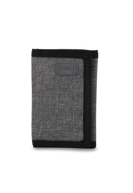 Billetera Hombre Riva Mediana Con RFID Blocker Gris