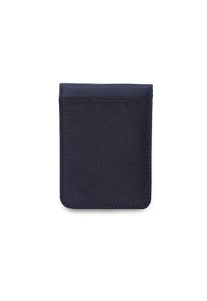 Billetera Hombre Wood Pequeña Con RFID Blocker Azul
