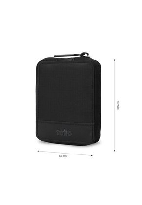 Billetera Hombre Wood Mediana Con RFID Blocker Negra