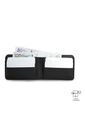 Billetera Hombre Wood Pequeña Con RFID Blocker Negra de Totto