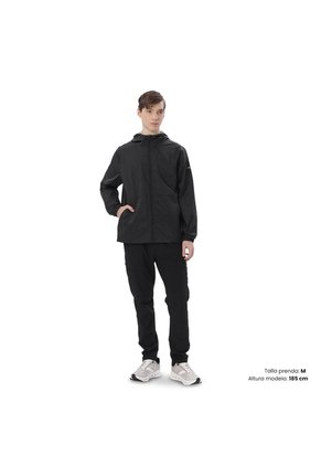 Chaqueta Casual Para Hombre Bruma Negra