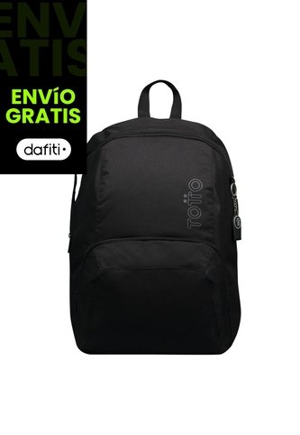 Morral Universitario Ometto Negro Unisex Totto