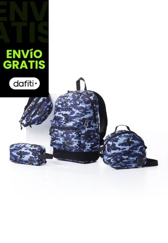 Combo Escolar Totto Pack X4 Estampado Totto