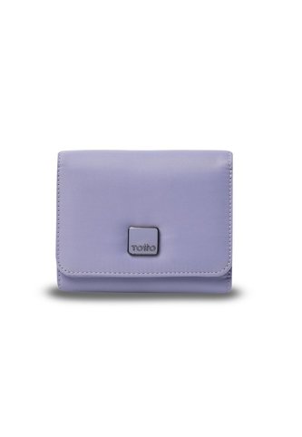 Billetera Mujer Roxanne Mediana Con RFID Blocker Morada Totto