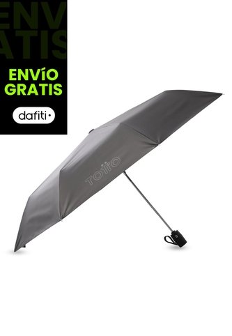 Sombrilla Mediana Umbre Automática Negra Totto