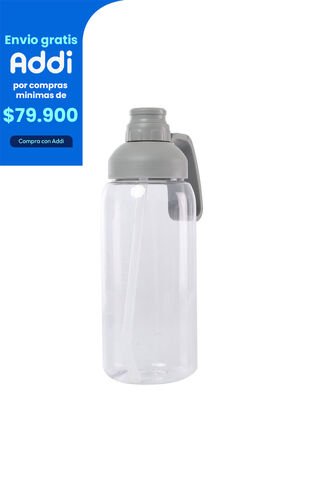 Botilito Plástico Greep 1800 Ml Gris Totto