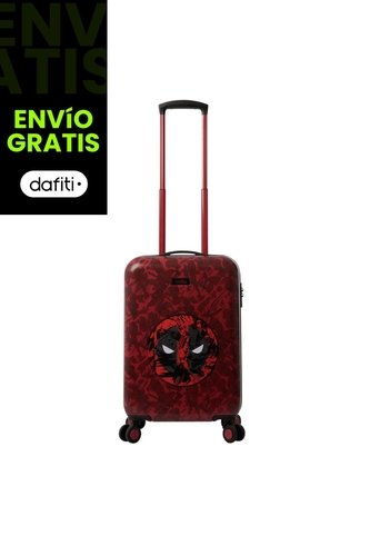 Maleta De Cabina 360 Dead Pool 10 Kilos Roja Totto