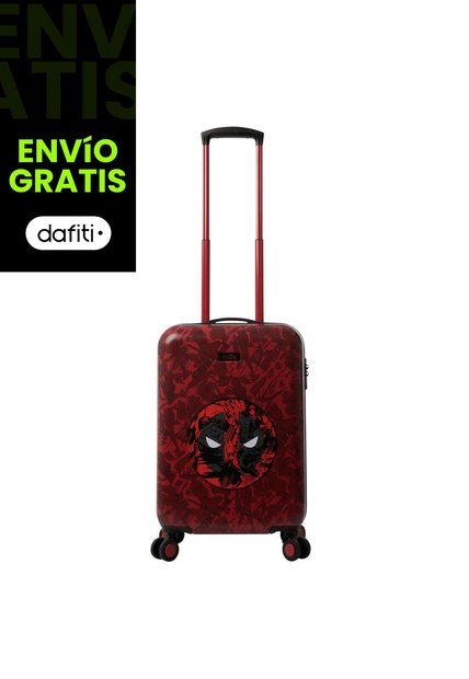 Maleta De Cabina 360 Dead Pool 10 Kilos Roja
