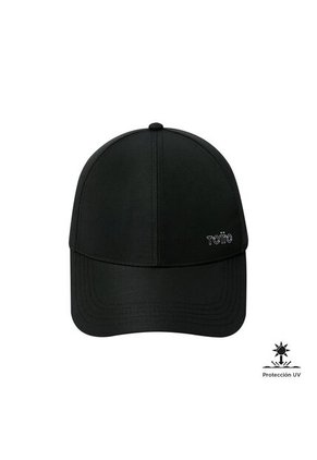 Gorra Beisbolera Tanger Con Filtro UV Negra