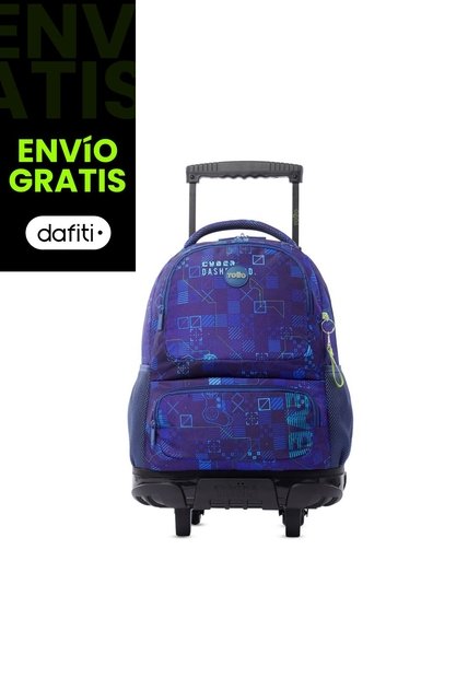 Maleta Para Niño Con Ruedas Skl Grande Azul