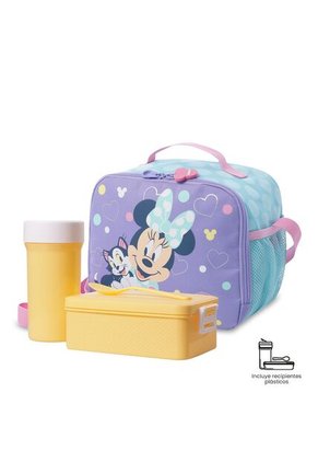 Lonchera Térmica Para Niña Minnie Grande Morada