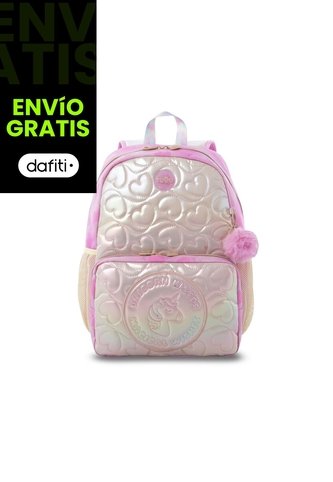 Morral Para Niña Unicorn Kisses Mediano Color Amarillo Totto