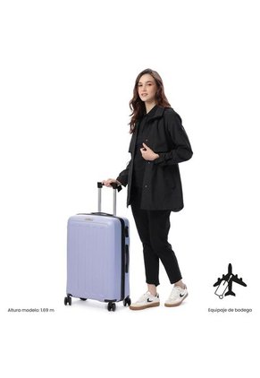 Maleta De Viaje Mediana 360 Kaland Morada