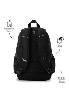 Morral Universitario Porta PC 14" Plaine 2.0 Negro Unisex