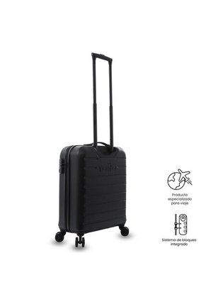 Maleta De Cabina 360 Harbor 10 Kilos Negra