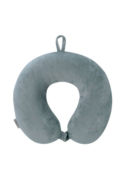 Almohada De Viaje Pylot Con Memory Foam Gris