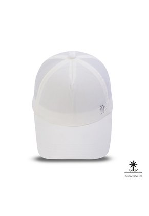 Gorra Beisbolera Relyx 3.0 Con Filtro UV Color Blanca