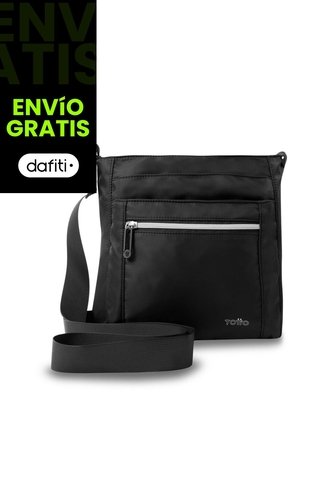 Bolso Para Mujer Supiori Tipo Crossbody Pequeño Negro Totto