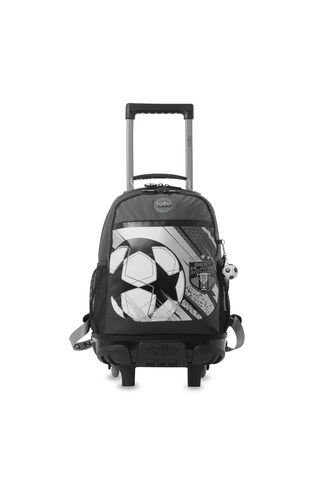 Morral Escolar Con Ruedas Champion Mediano Estampado De Fútbol Totto